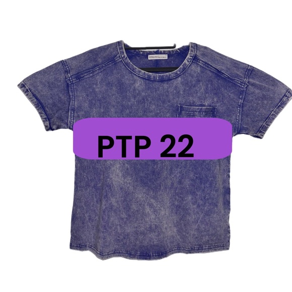 ACID WASHED ROUND NECK T-SHIRTS - Picture 6 of 8